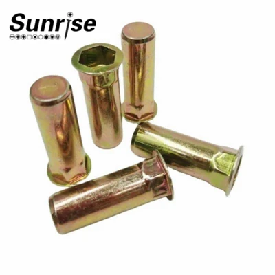 مهره پرچ نیم تنه شش گوش سر تخت