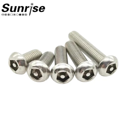 SS304/316 Anti Theft Security Pentagon Penta Drive Pan Button Screw Head Screw